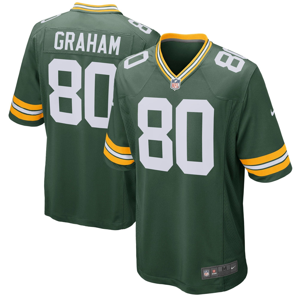 Men s Nike Jimmy Graham Green Green Bay Packers Game Jersey