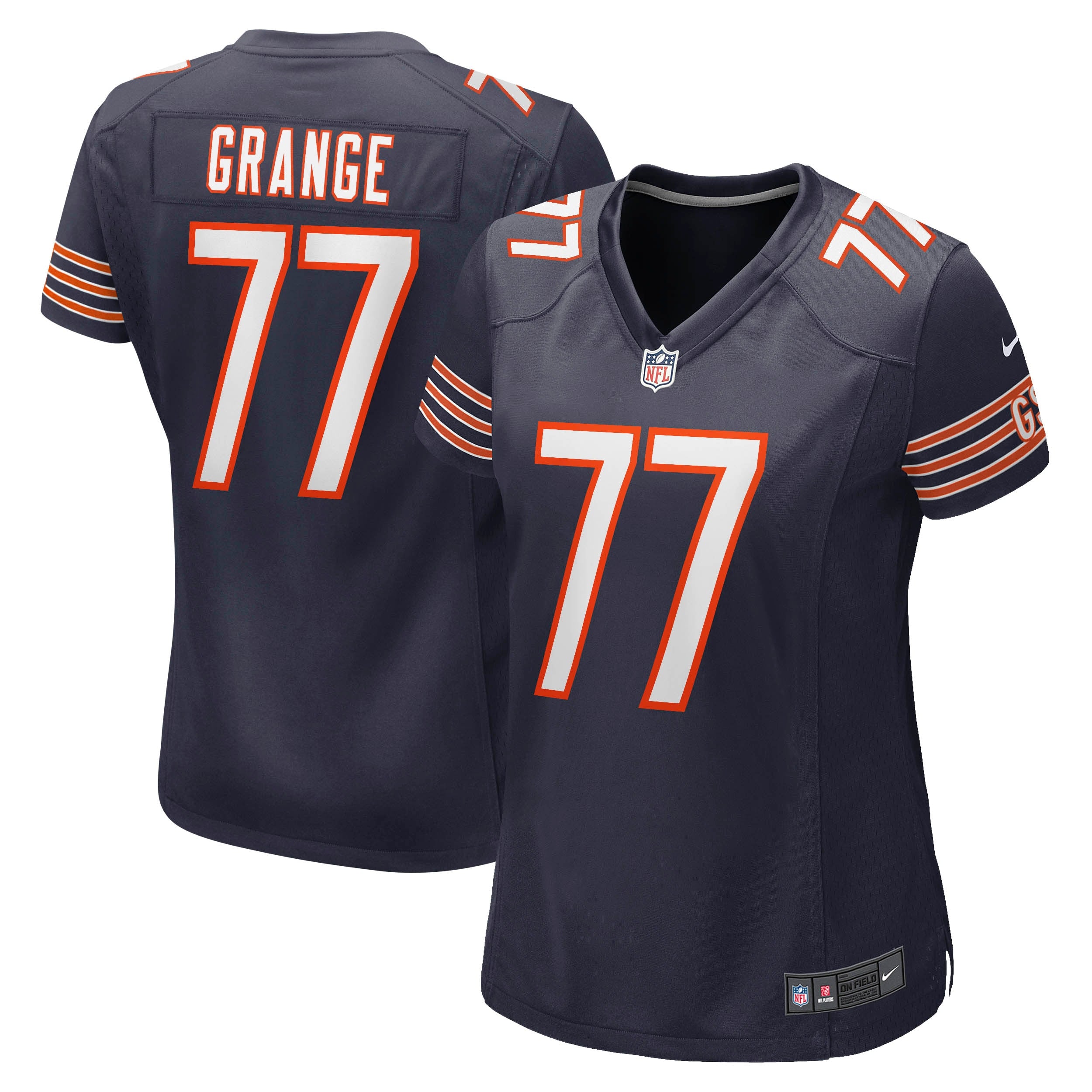 Red Grange Chicago Bears Nike Women s Retired Player Jersey   Navy