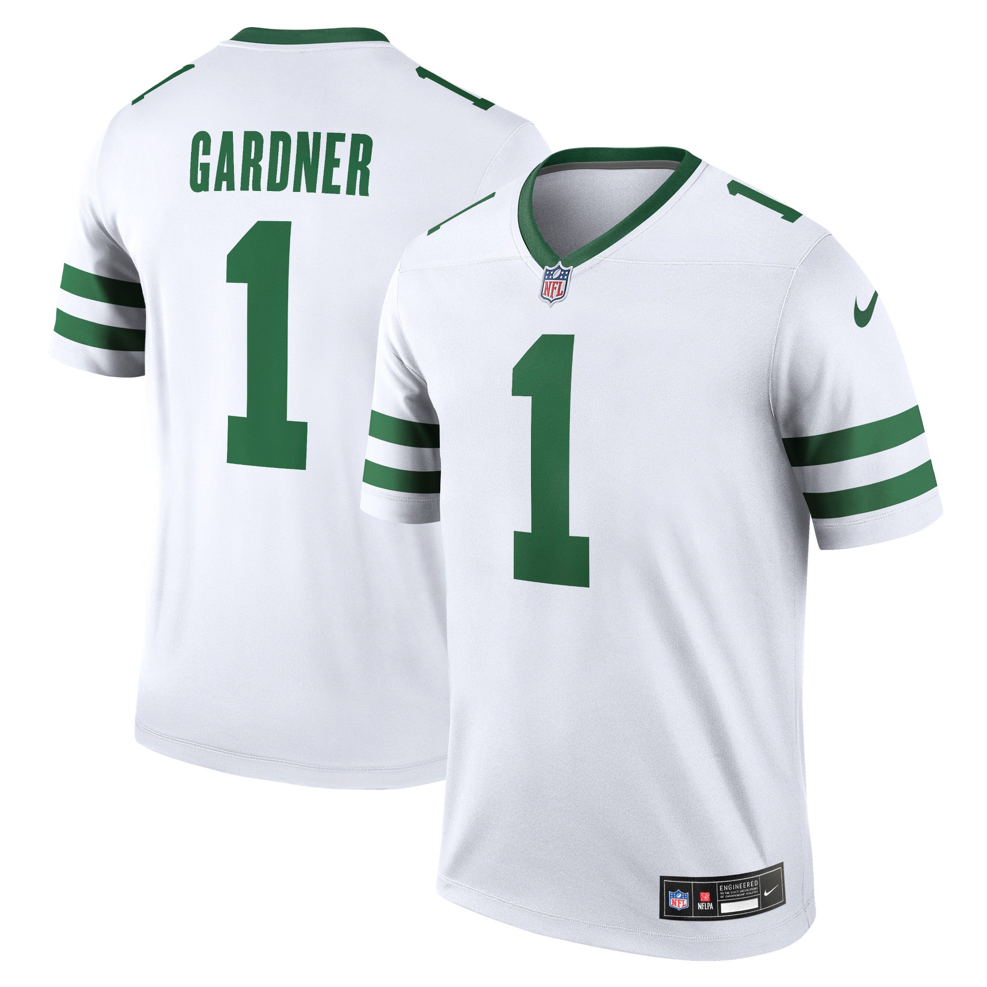 Sauce Gardner New York Jets Nike Alternate Legend Jersey   White