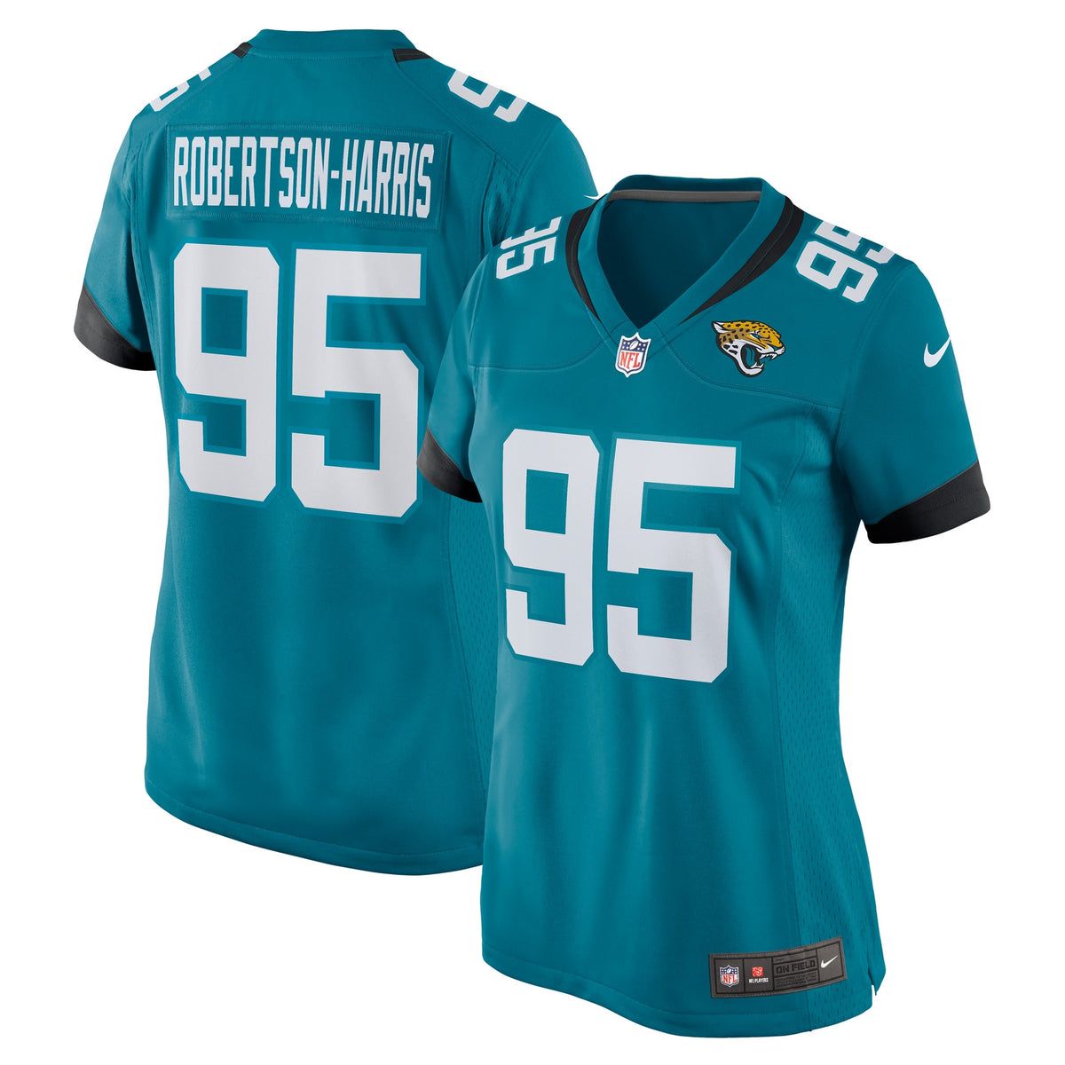 Roy Robertson-Harris Jacksonville Jaguars Nike Women s Game Jersey   Teal