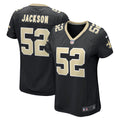 Women s Nike D Marco Jackson Black New Orleans Saints Game Player Jersey