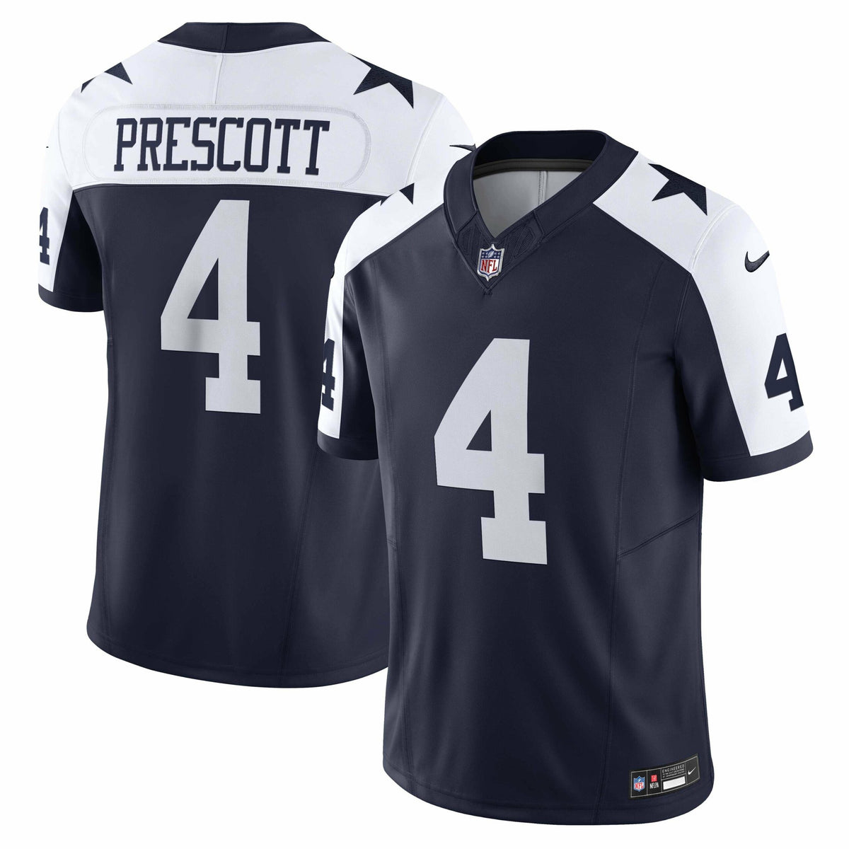 Men s Nike Dak Prescott Navy Dallas Cowboys Vapor F.U.S.E. Limited Jersey