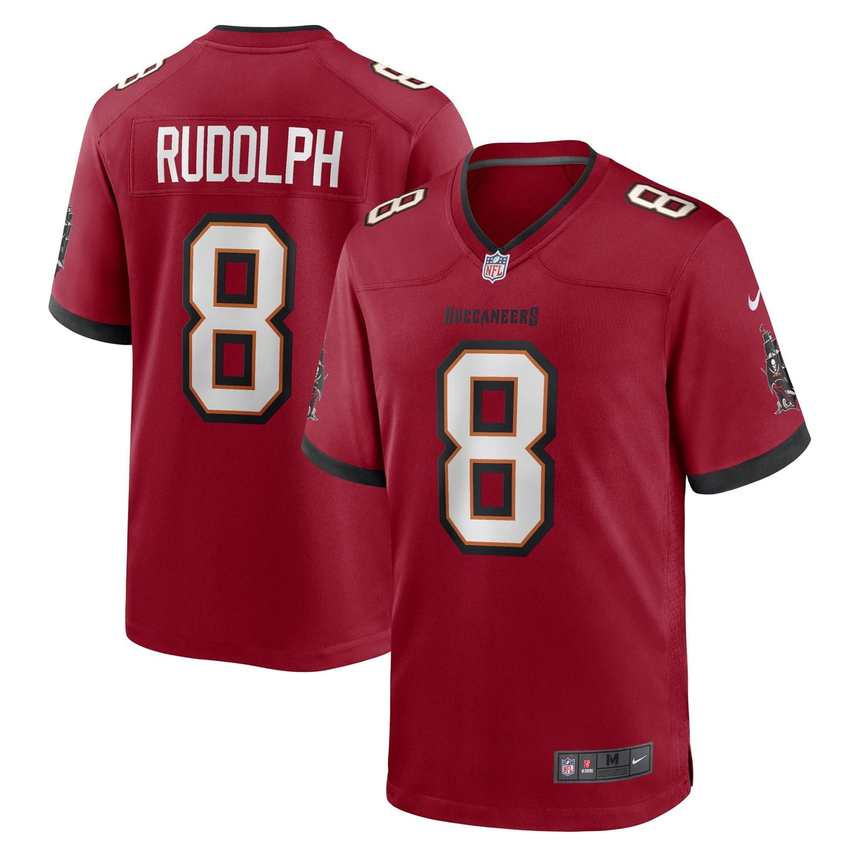 Men s Nike Kyle Rudolph Red Tampa Bay Buccaneers Game Player Jersey
