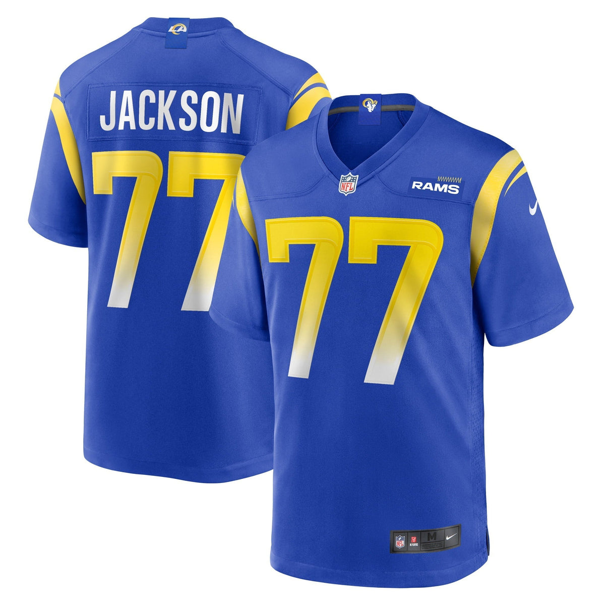 Men s Nike AJ Jackson Royal Los Angeles Rams Game Player Jersey
