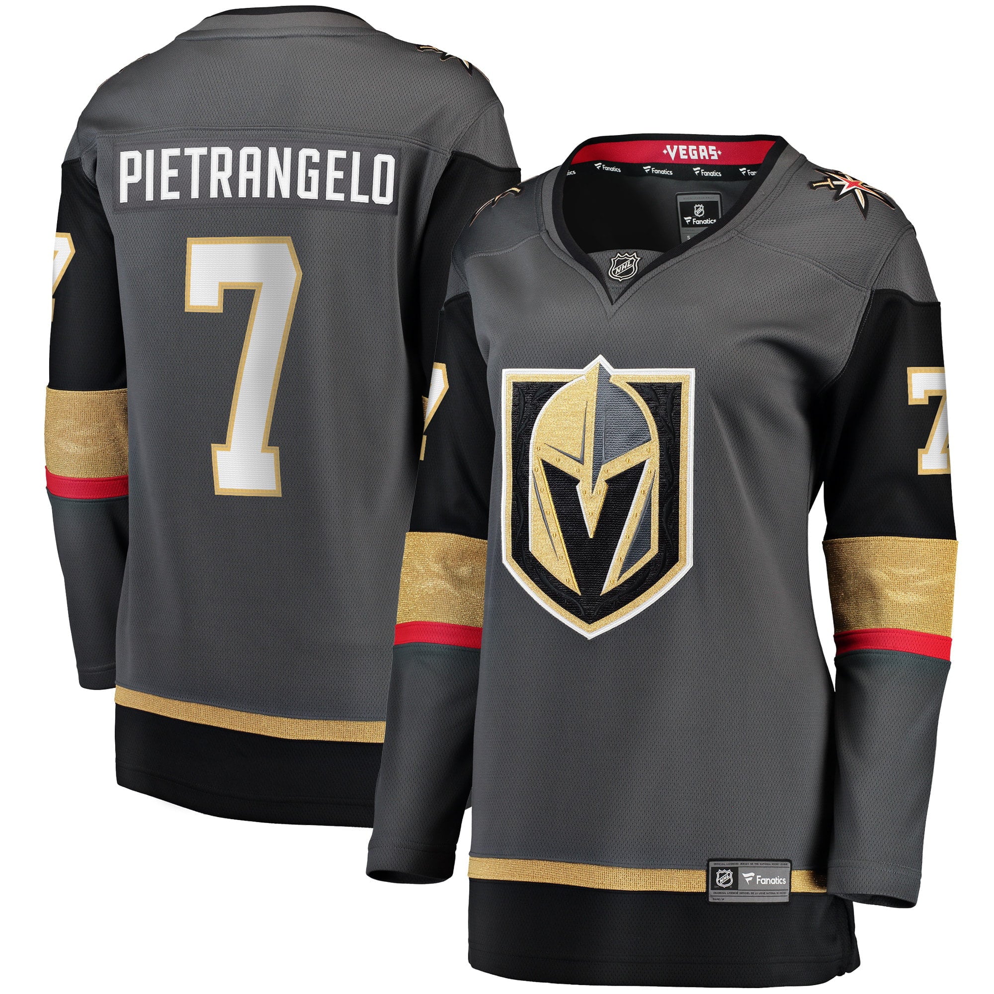 Women's Fanatics Branded Alex Pietrangelo Gray Vegas Golden Knights Alternate Breakaway Player Jersey