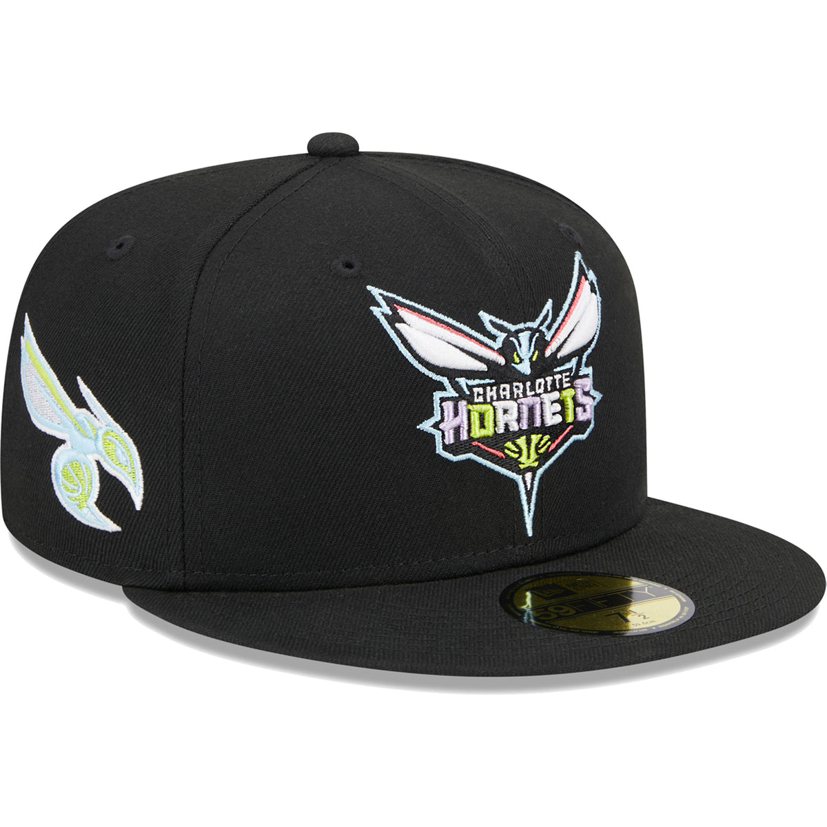 Charlotte Hornets New Era Color Pack 59FIFTY Fitted Hat - Black