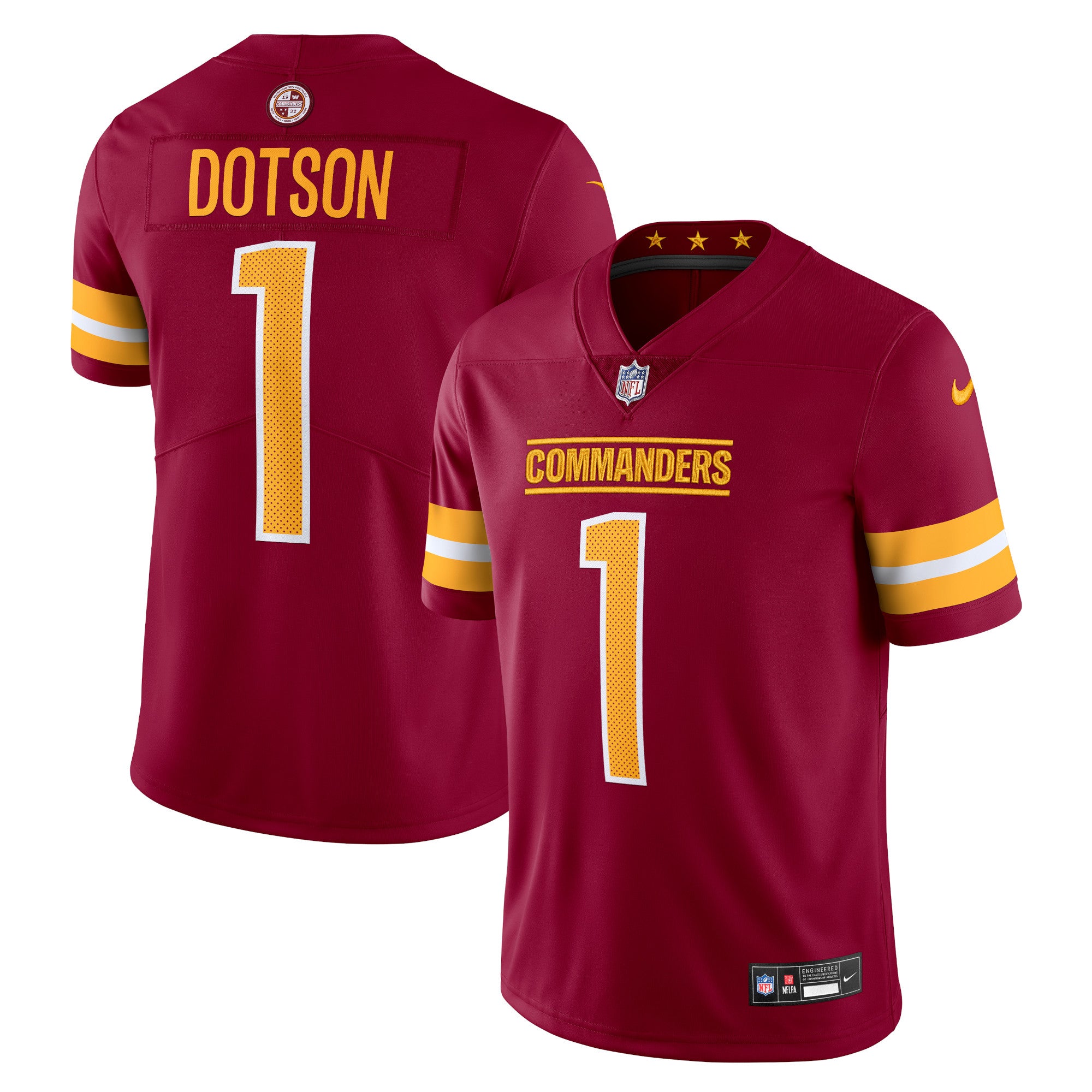 Jahan Dotson Washington Commanders Nike  Vapor Untouchable Limited Jersey   Burgundy