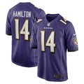 Men s Nike Kyle Hamilton Purple Baltimore Ravens Player Game Jersey