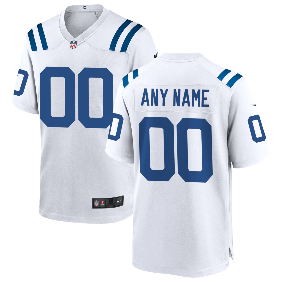 Indianapolis Colts Nike Custom Game Jersey   White