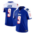 Men s New England Patriots Matthew Judon Blue White 2023 F.U.S.E. Vapor Limited ootball Stitched Jersey