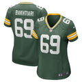 Women s Nike David Bakhtiari Green Green Bay Packers Game Player Jersey