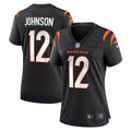 Women s Nike Tyron Johnson Black Cincinnati Bengals Home Game Player Jersey