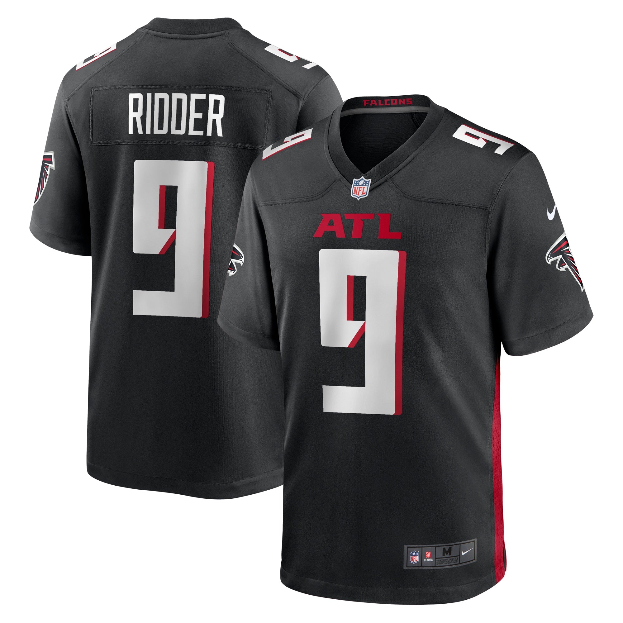 Desmond Ridder Atlanta Falcons Nike Game Player Jersey   Black