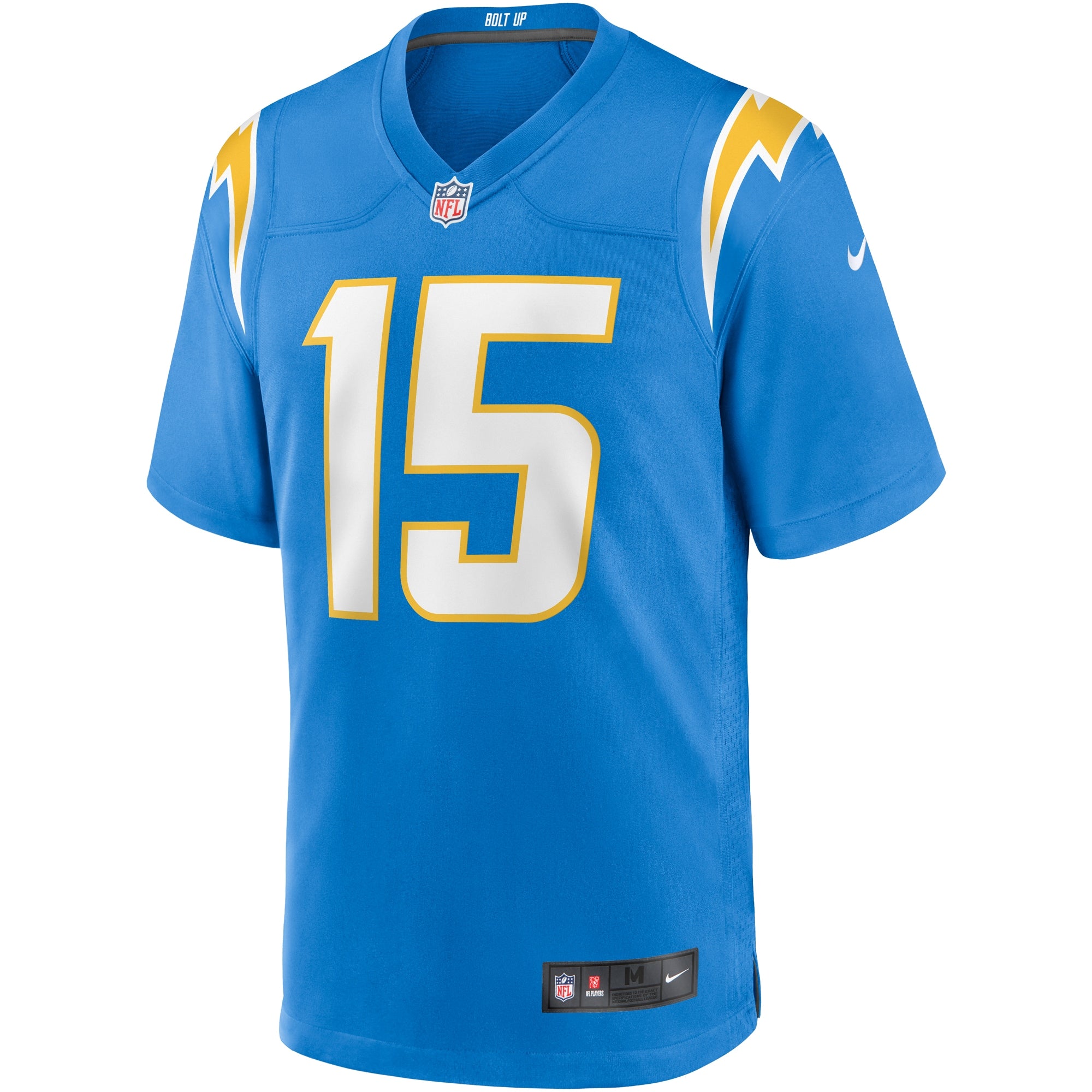 Jalen Guyton Los Angeles Chargers Nike Game Player Jersey   Powder Blue