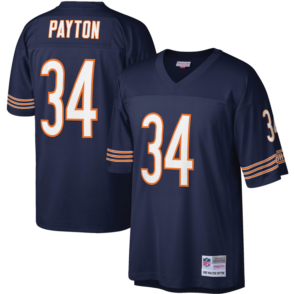 Walter Payton Chicago Bears Mitchell   Ness Legacy Replica Jersey   Navy