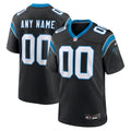 Carolina Panthers Nike Custom Game Jersey   Black