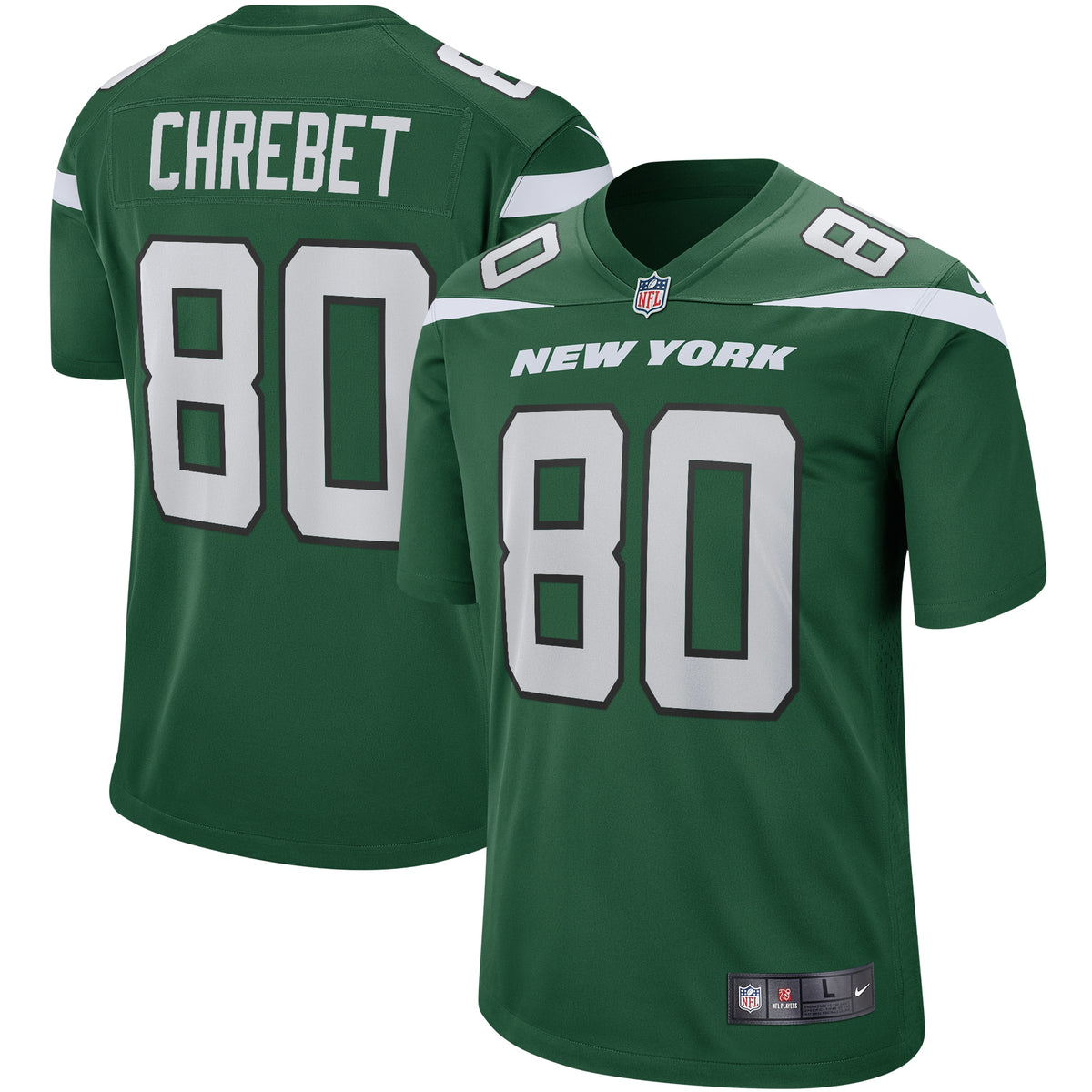 Wayne Chrebet New York Jets Nike Game Retired Player Jersey   Gotham Green
