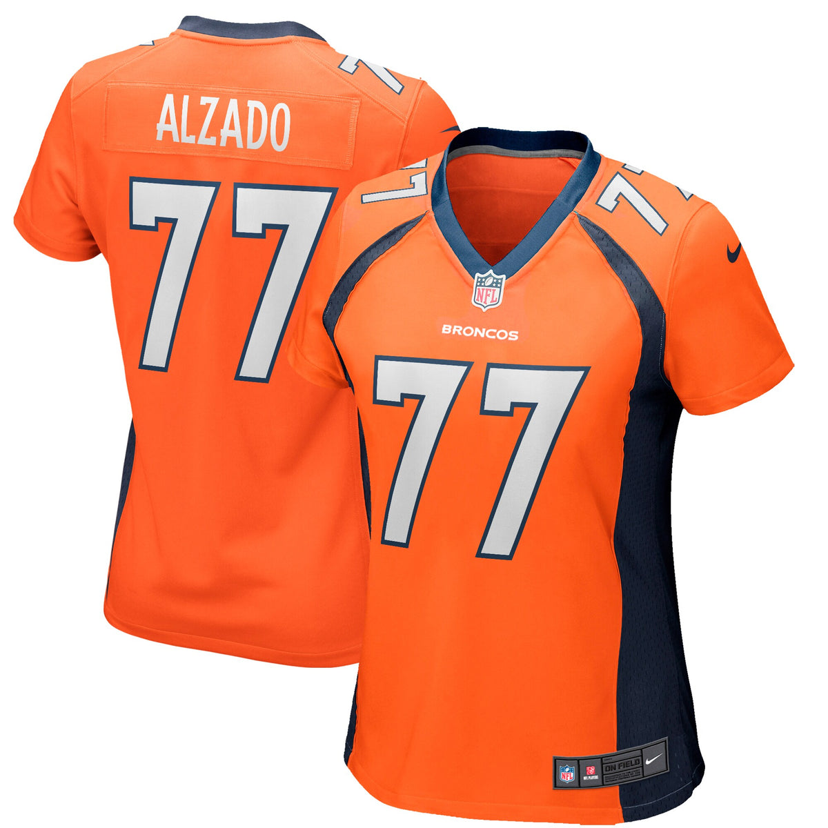 Lyle Alzado Denver Broncos Nike Women s Game Retired Player Jersey   Orange