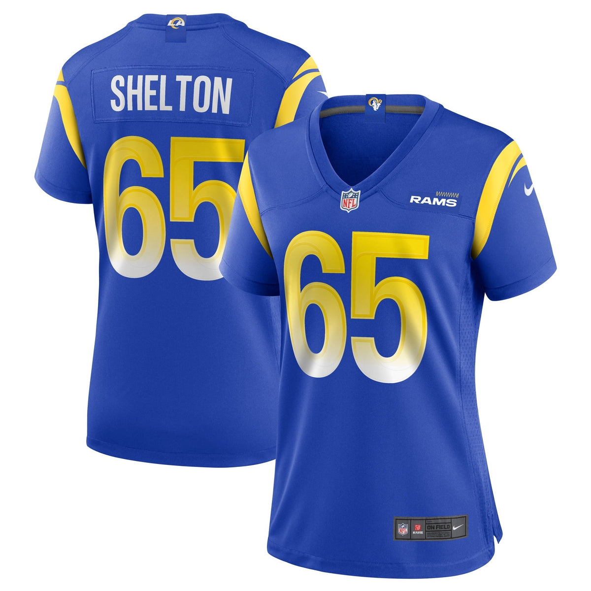 Women s Nike Coleman Shelton Royal Los Angeles Rams Game Jersey