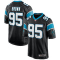Youth Carolina Panthers Derrick Brown Game Jersey   Black