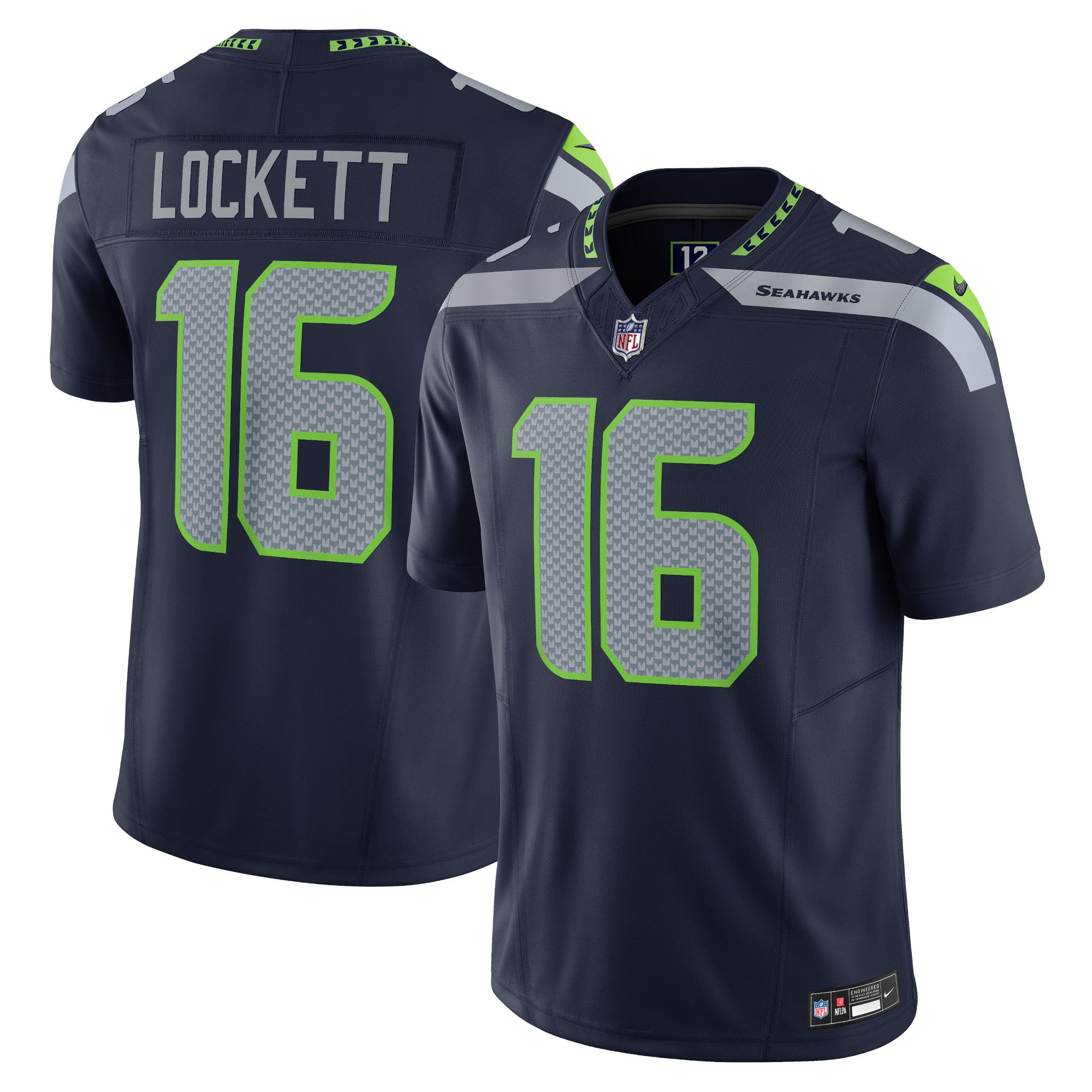 Tyler Lockett Seattle Seahawks Nike Vapor F.U.S.E. Limited Jersey Navy