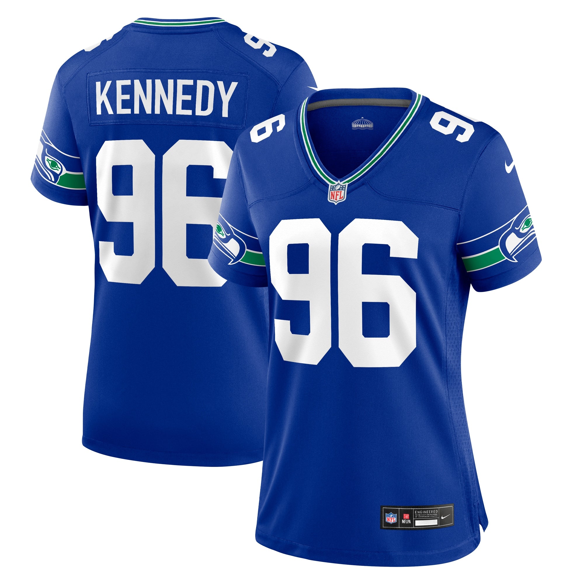 Cortez Kennedy Seattle Seahawks Nike Women s Throwback Player Game Jersey Royal