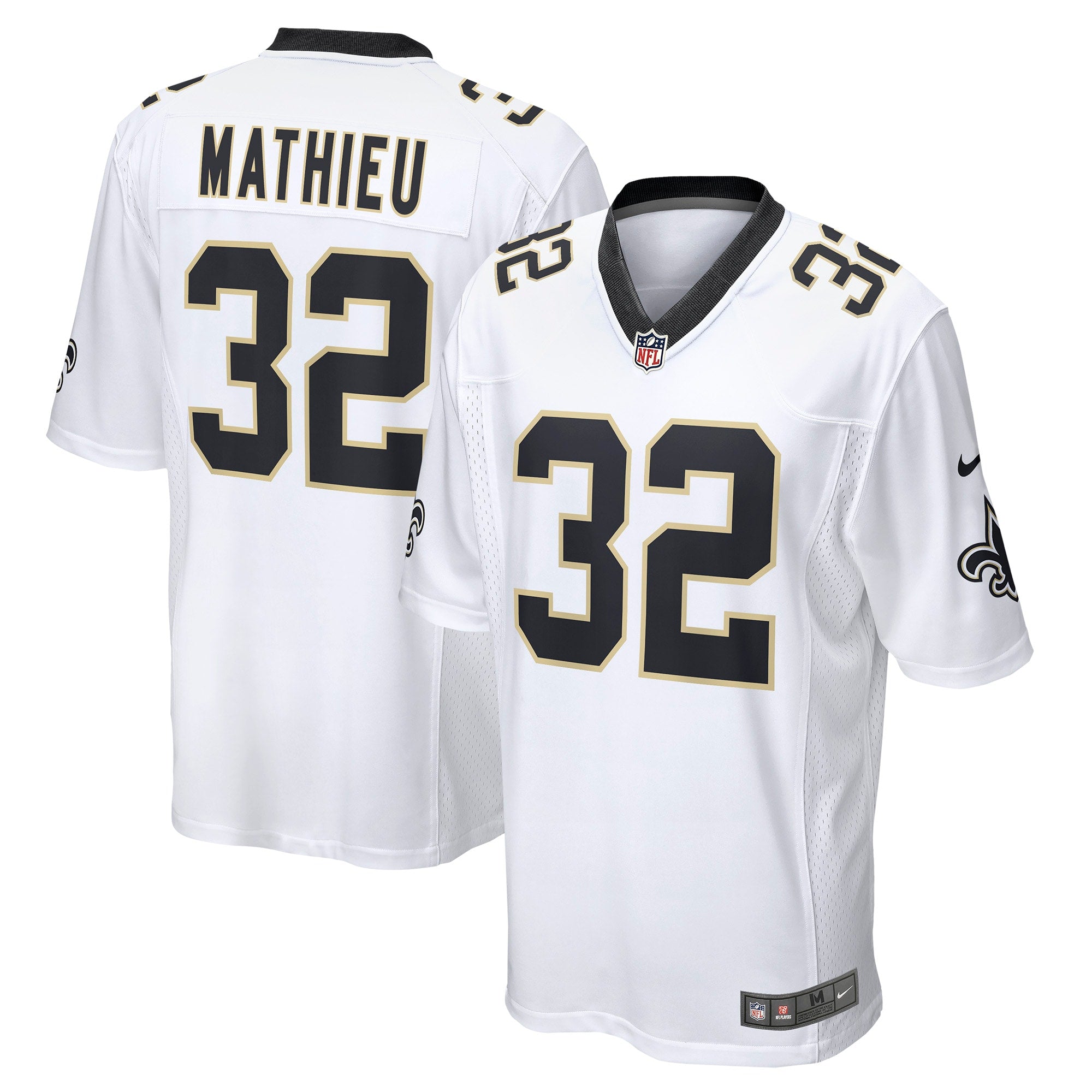 Tyrann Mathieu New Orleans Saints Nike Game Jersey   White