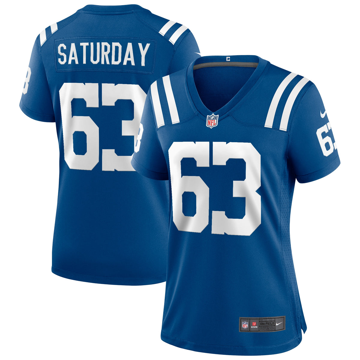 Jeff Saturday Indianapolis Colts Nike Women s Game Retired Player Jersey   Royal