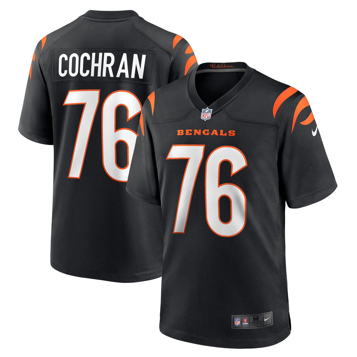 Devin Cochran Cincinnati Bengals Nike Game Player Jersey   Black