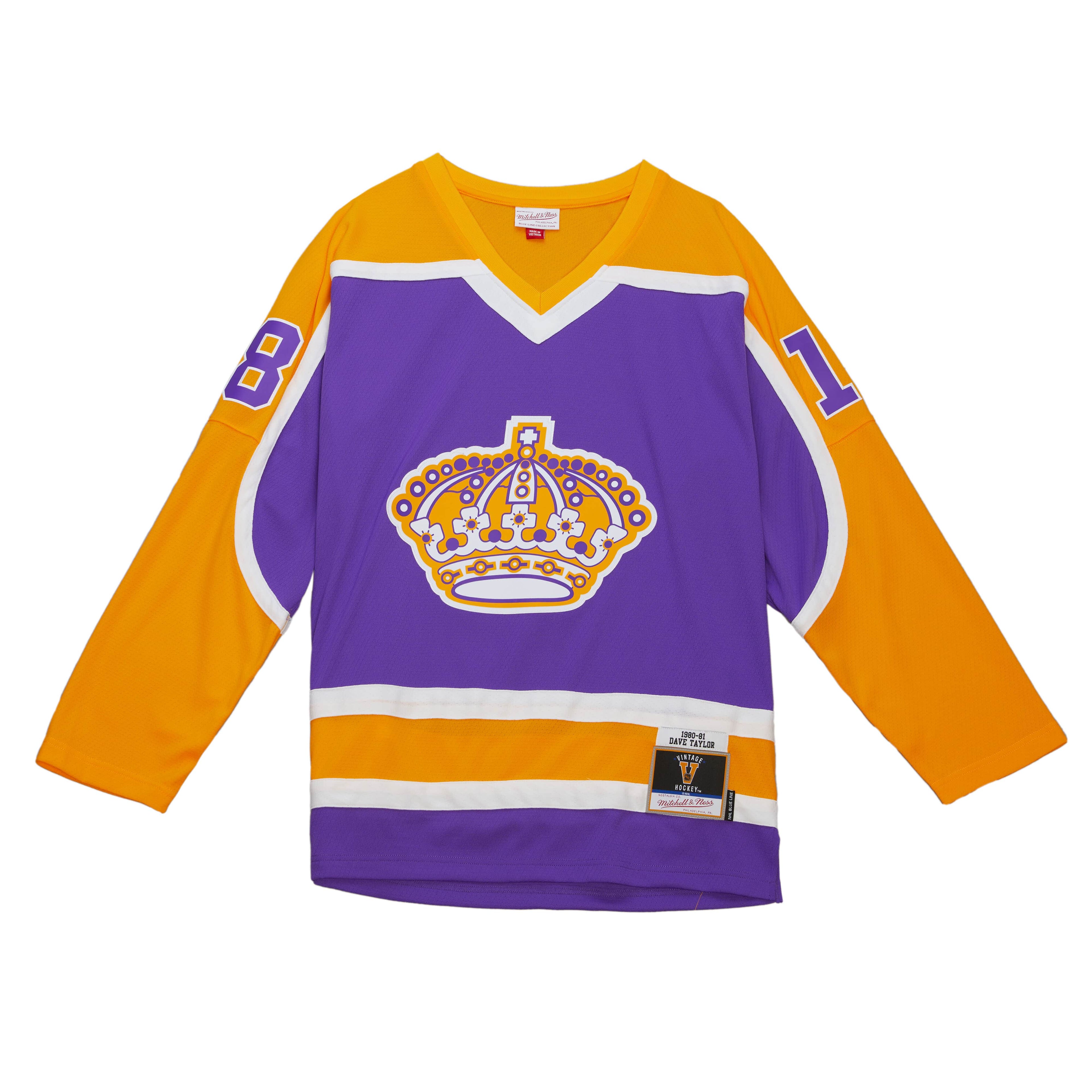 Blue Line Dave Taylor Los Angeles Kings 1980 Jersey