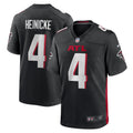 Taylor Heinicke Atlanta Falcons Nike Game Player Jersey   Black