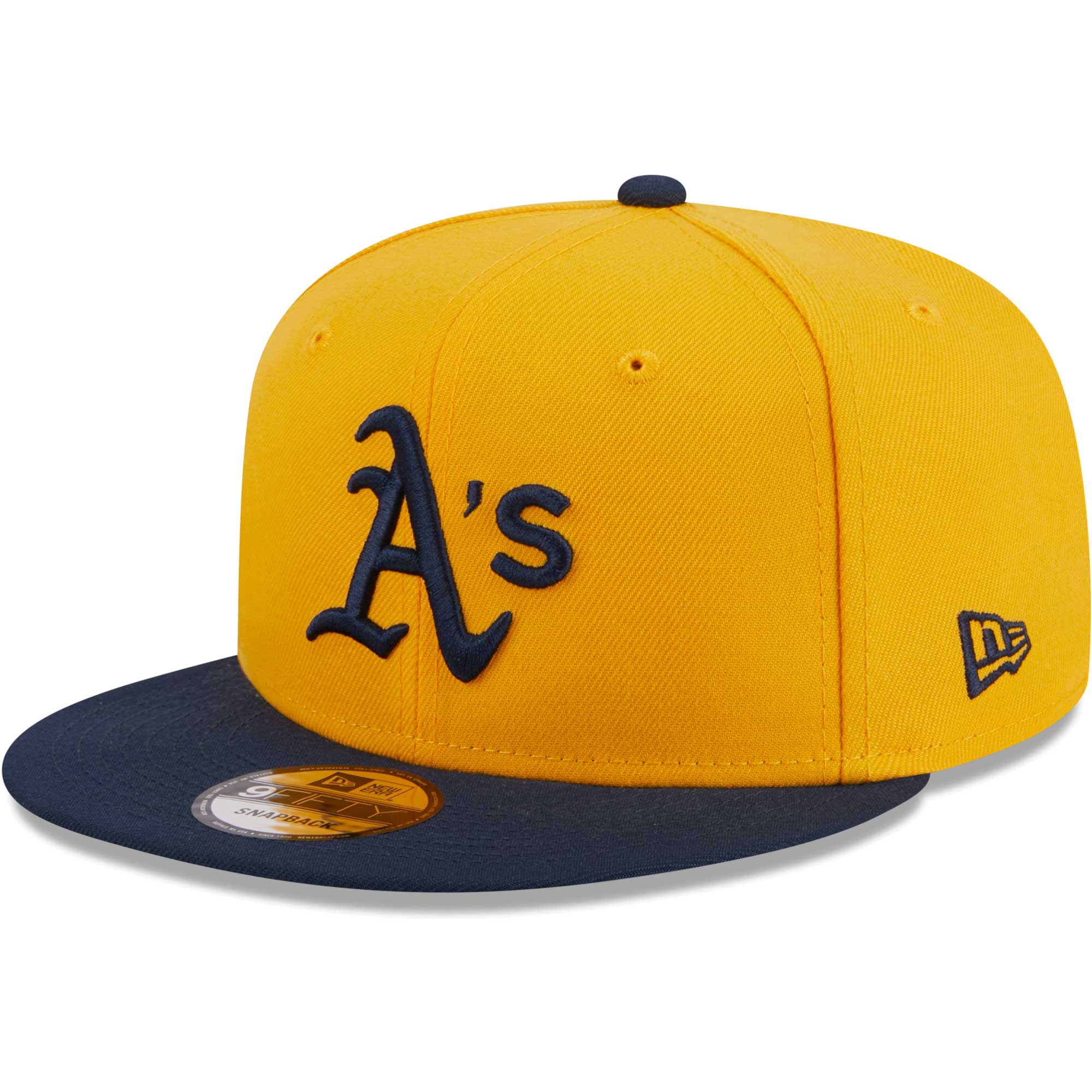 Oakland Athletics New Era Two-Tone Color Pack 9FIFTY Snapback Hat - Gold