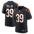 Men s Nike Marvell Tell III Black Cincinnati Bengals Game Player Jersey