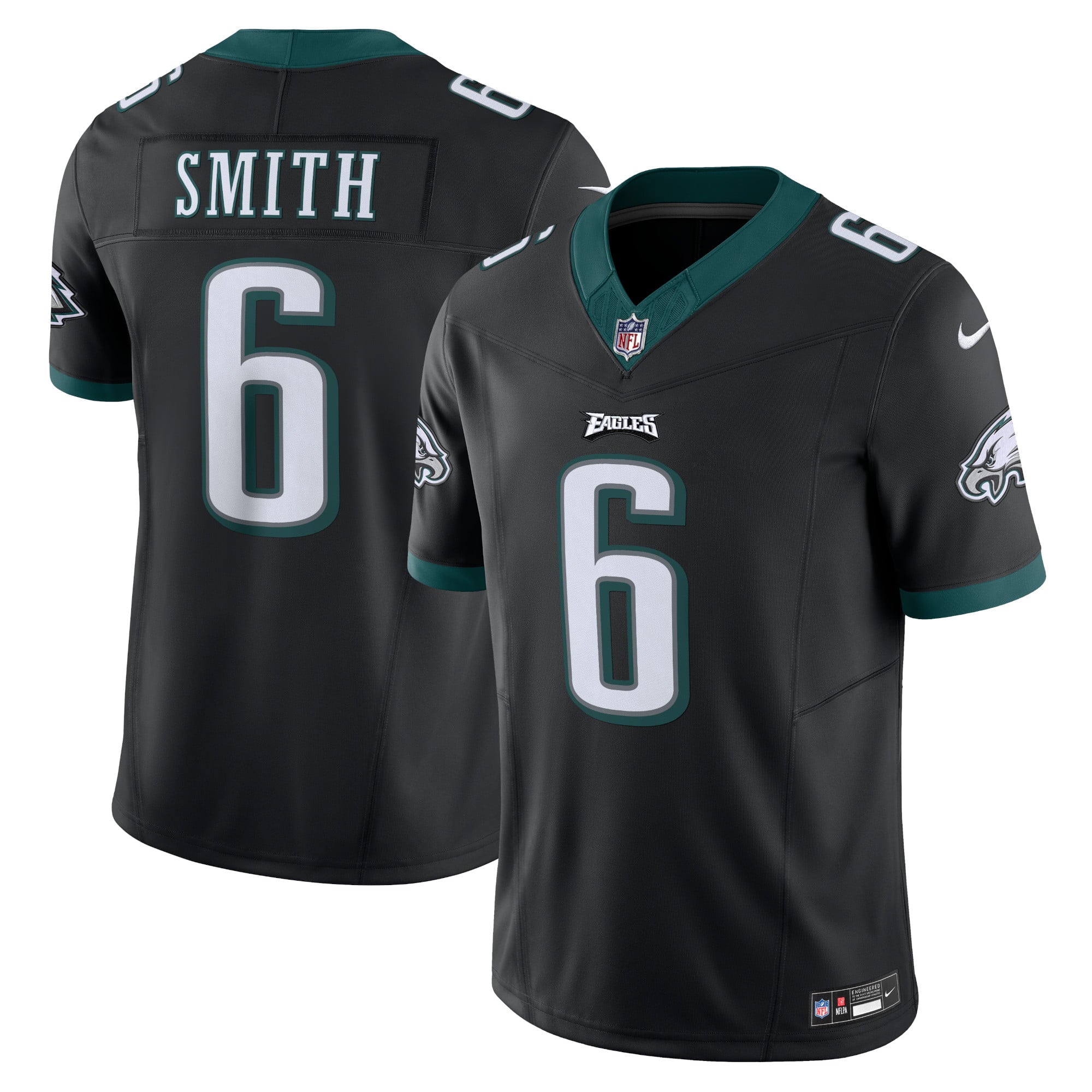 Men s Nike DeVonta Smith Black Philadelphia Eagles Vapor F.U.S.E. Limited Jersey