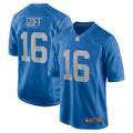 Jared Goff Detroit Lions Nike Game Player Jersey   Blue