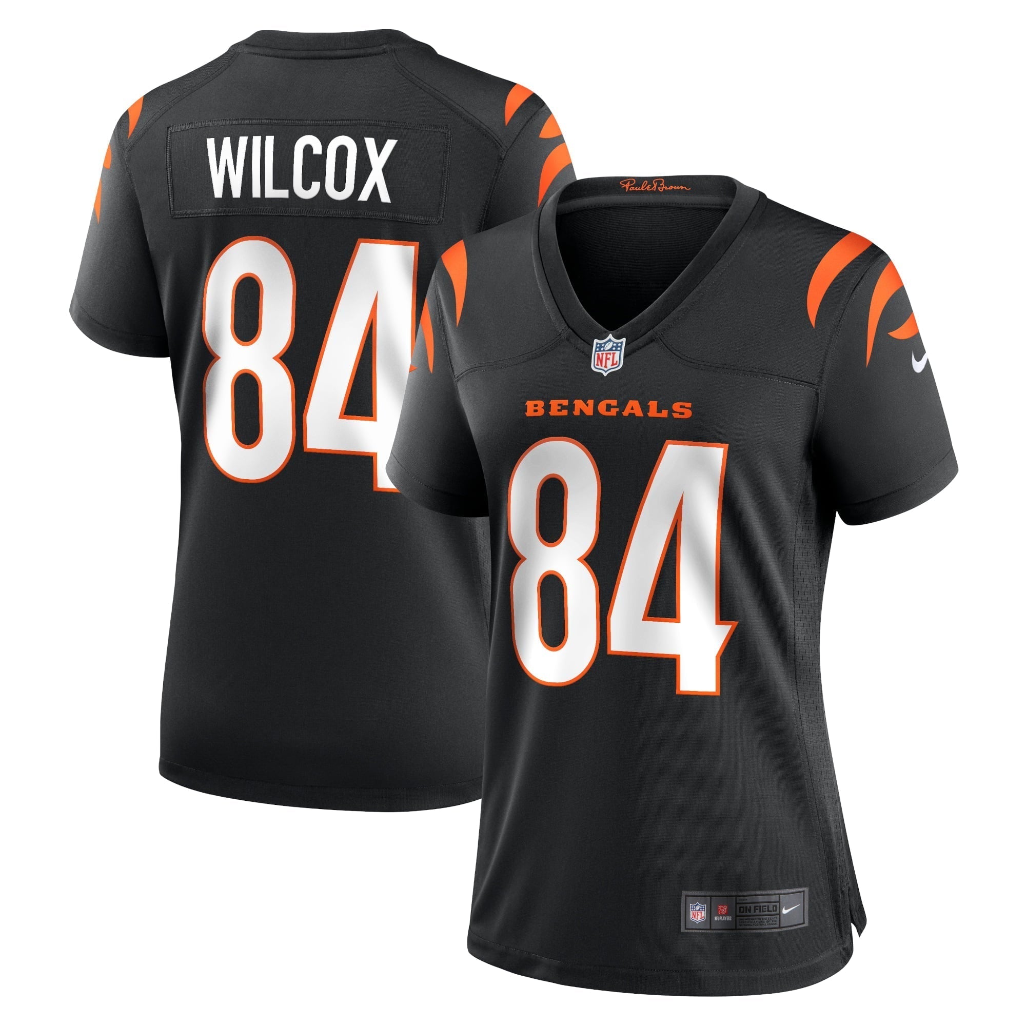 Women s Nike Mitchell Wilcox Black Cincinnati Bengals Player Game Jersey