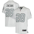 Josh Jacobs Las Vegas Raiders Nike Youth Color Rush Game Jersey   White