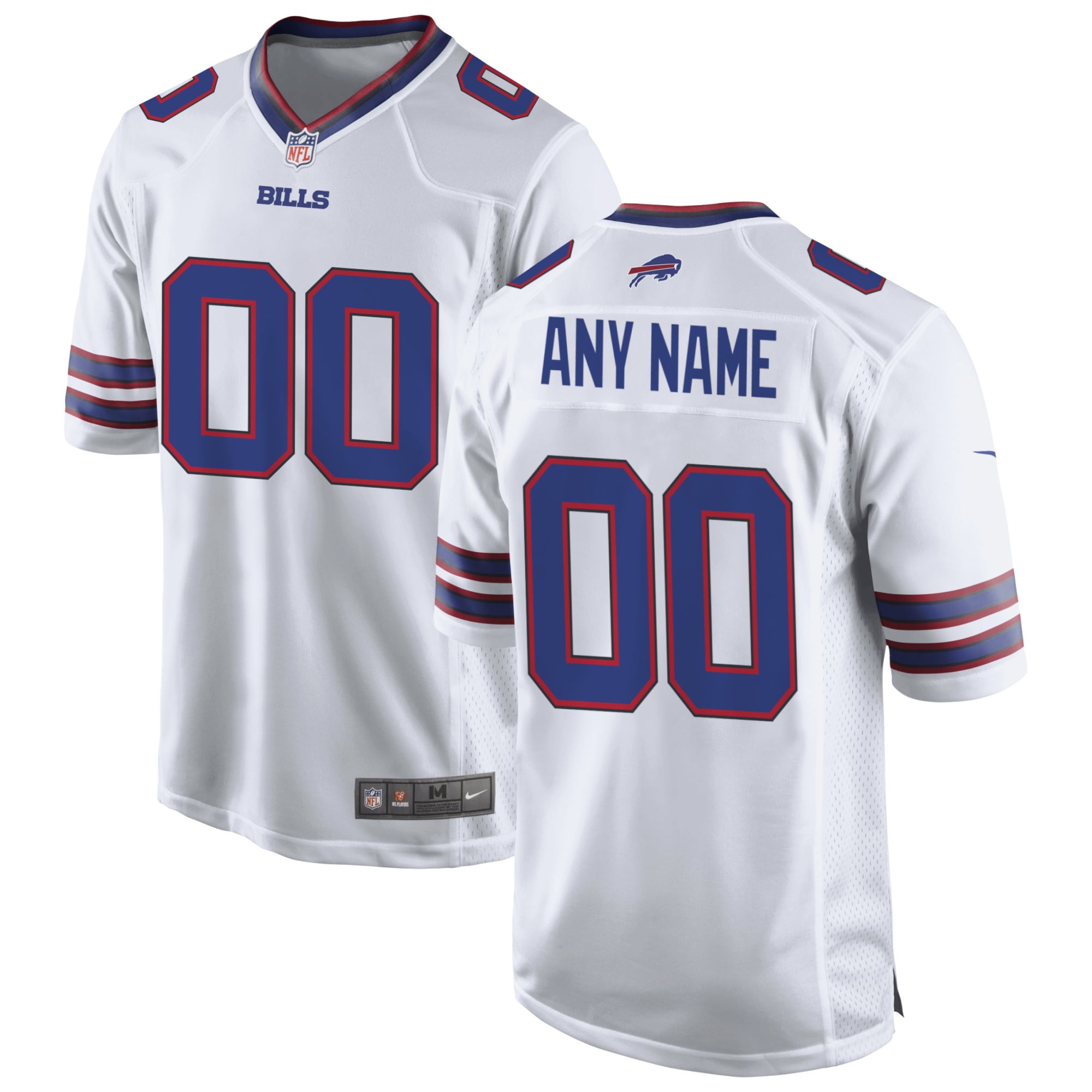 Buffalo Bills Nike Custom Game Jersey   White