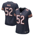 Women s Nike Khalil Mack Navy Chicago Bears Game Player Jersey