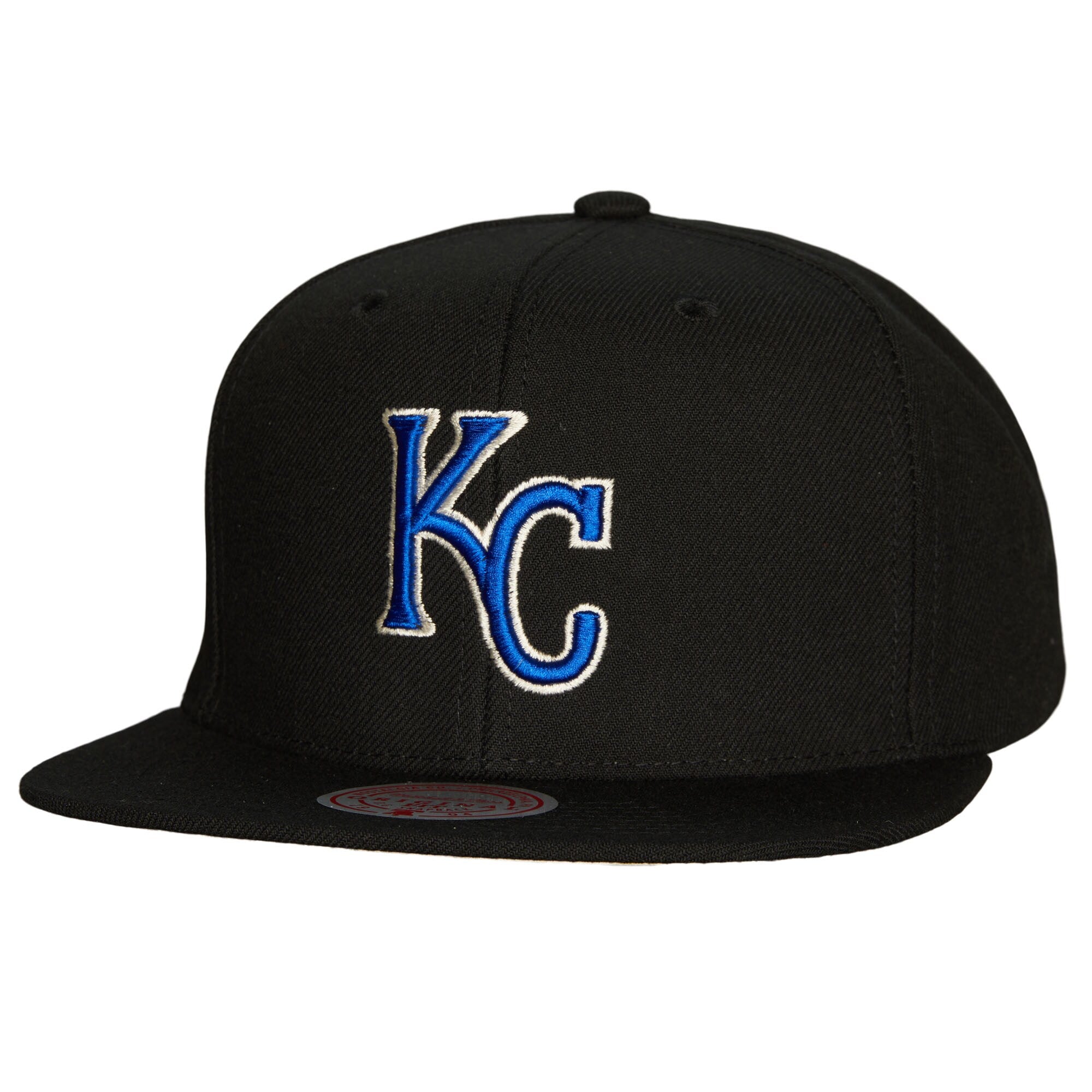 Kansas City Royals Mitchell & Ness Cooperstown Collection True Classics Snapback Hat - Black