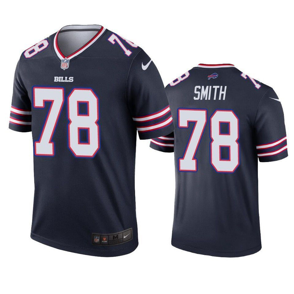 Men s Buffalo Bills Bruce Smith Legend Jersey   Navy