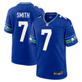 Geno Smith Seattle Seahawks Nike Throwback Player Game Jersey Royal