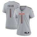 Women s Nike Justin Fields Gray Chicago Bears Atmosphere Fashion Game Jersey