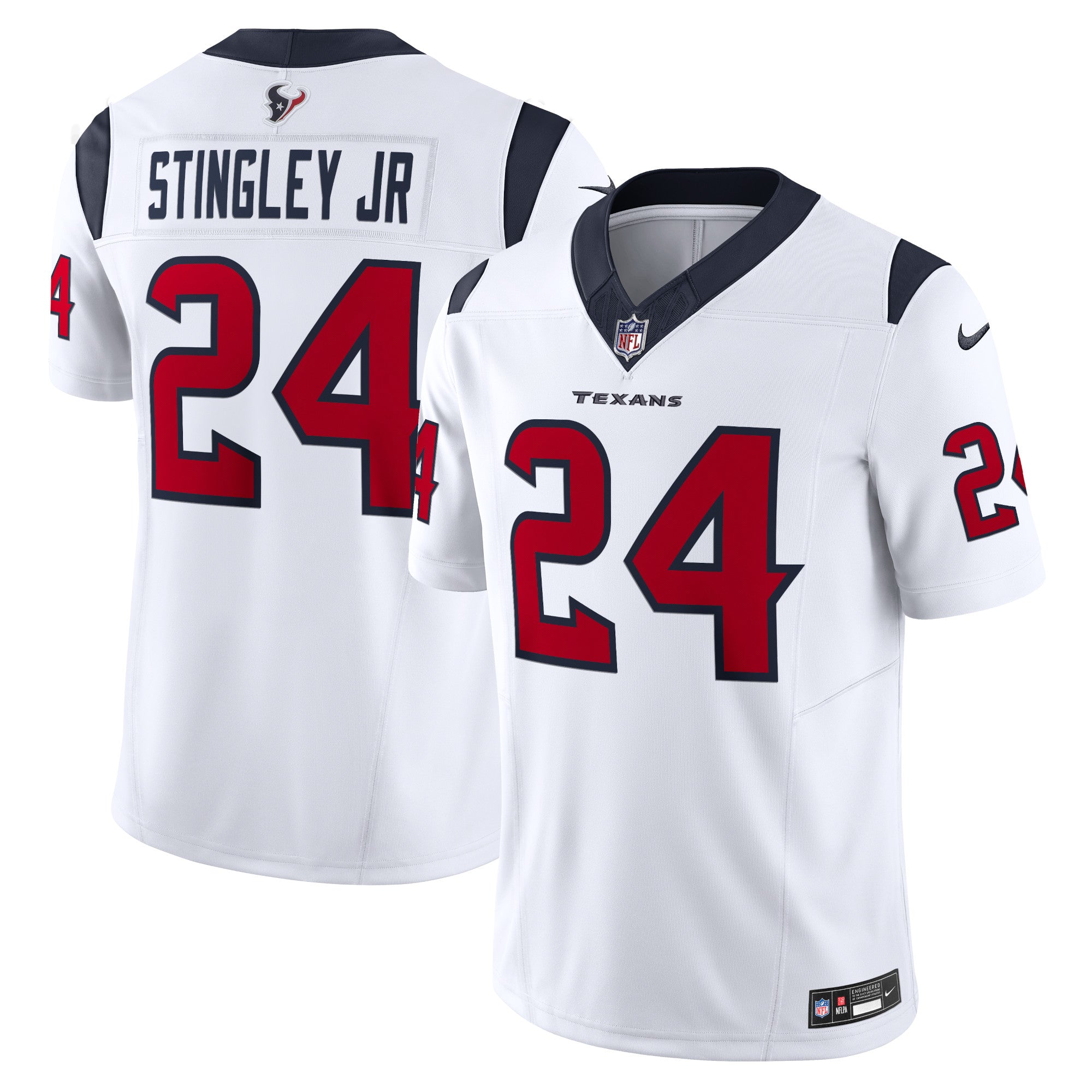 Derek Stingley Jr. Houston Texans Nike Vapor F.U.S.E. Limited Jersey   White