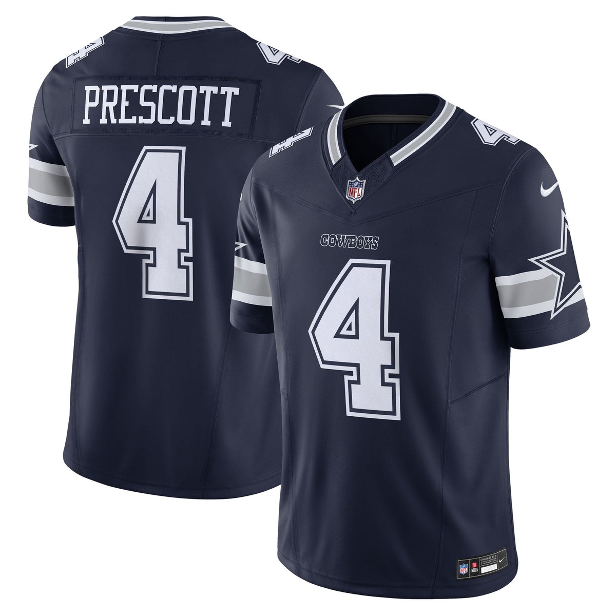 Men s Nike Dak Prescott Navy Dallas Cowboys Vapor F.U.S.E. Limited Jersey