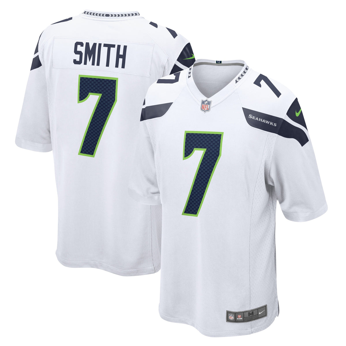 Geno Smith Seattle Seahawks Nike Game Player Jersey White