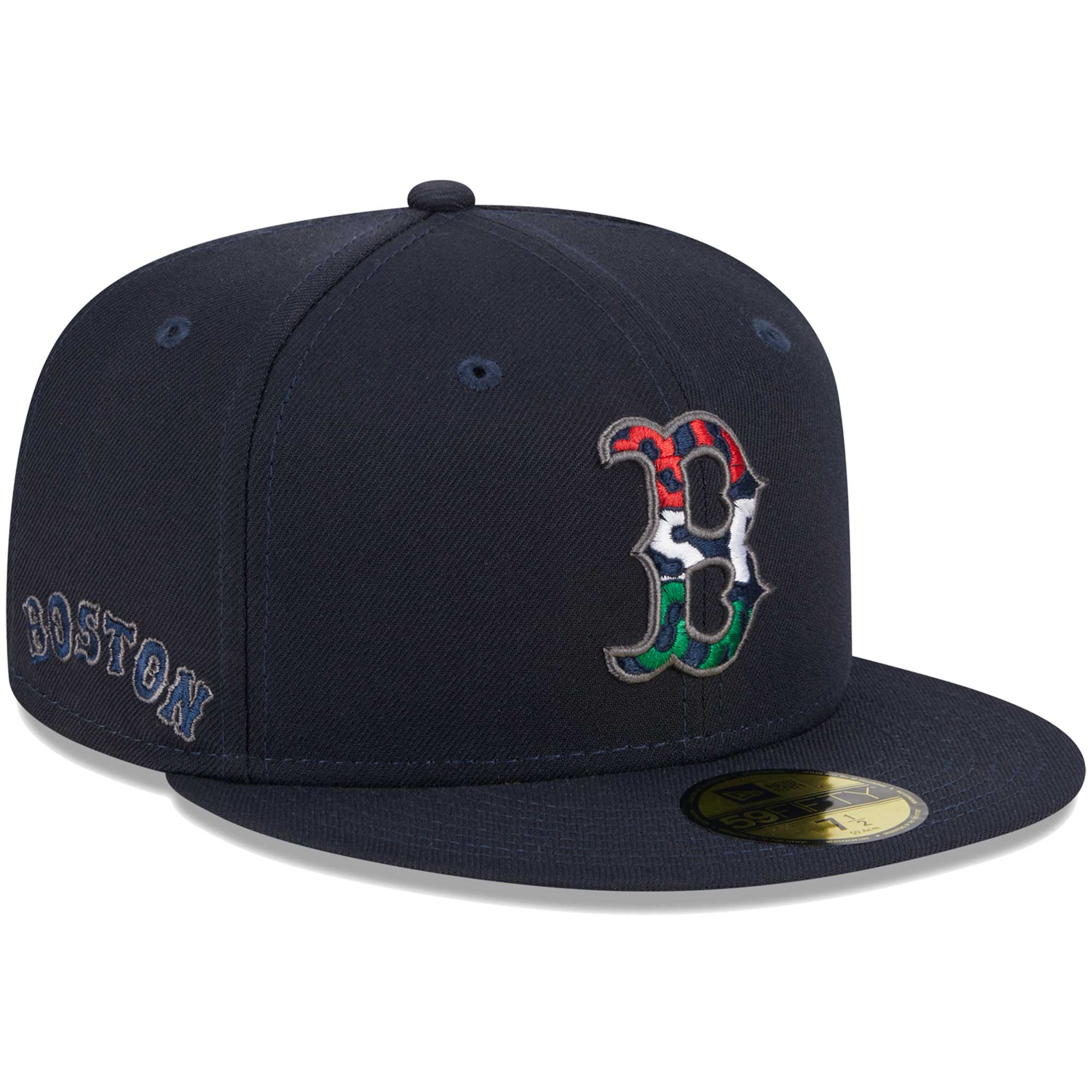 Boston Red Sox New Era Script Fill 59FIFTY Fitted Hat - Navy