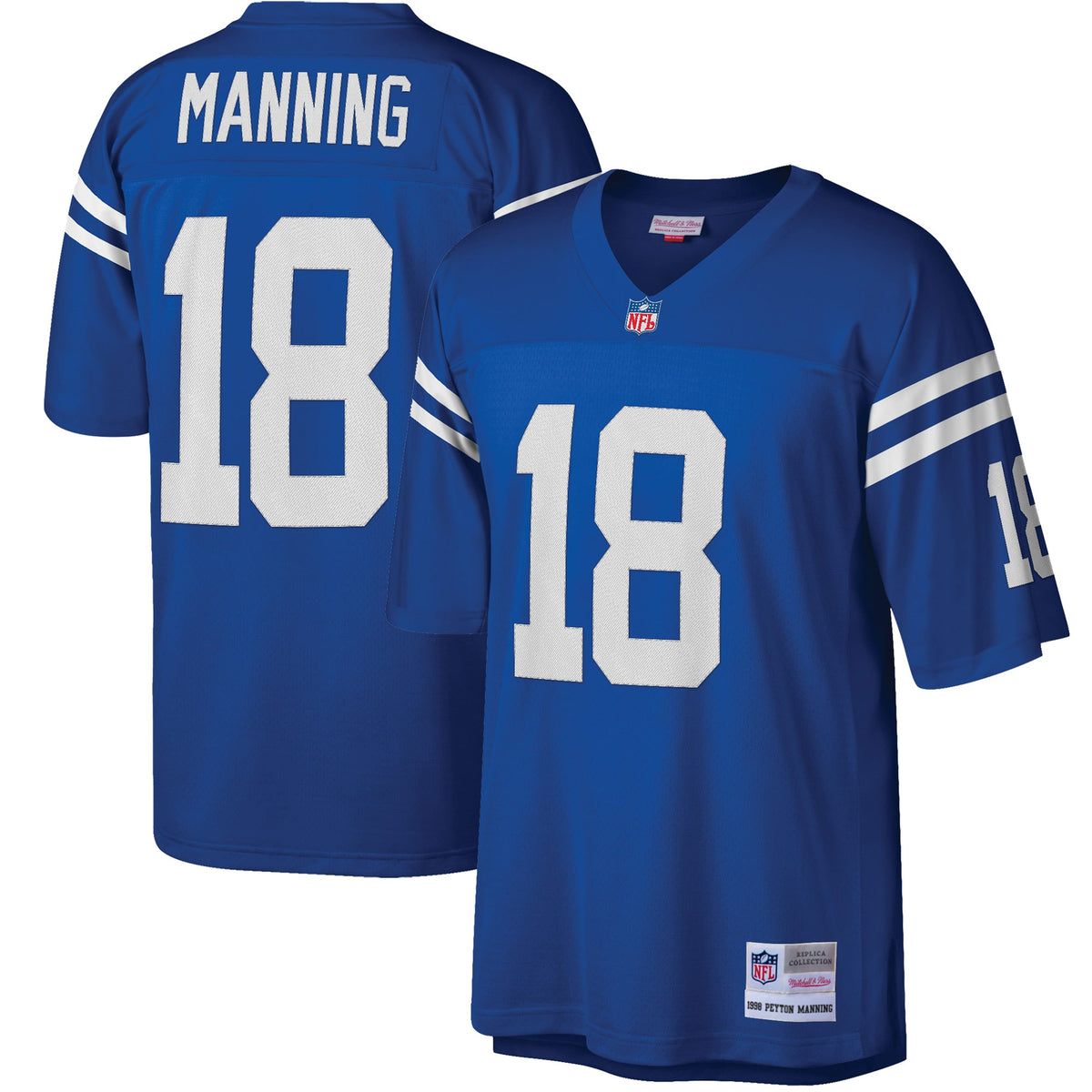 Peyton Manning Indianapolis Colts Mitchell   Ness Big   Tall 1998 Retired Player Replica Jersey   Royal