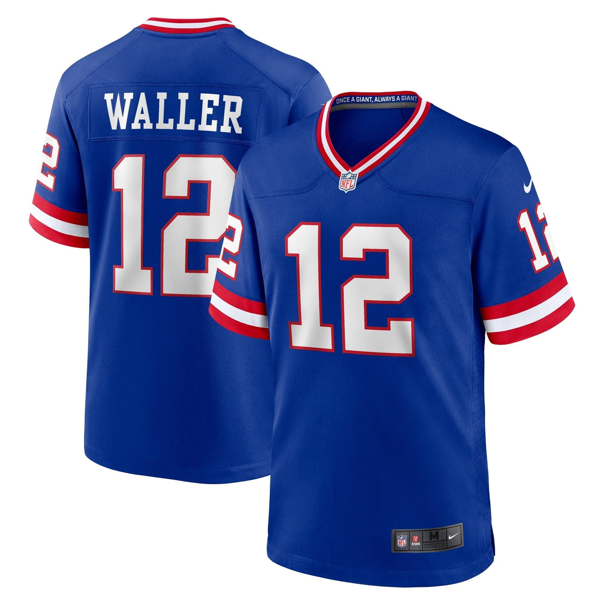 Men s Nike Darren Waller Royal New York Giants Alternate Game Jersey