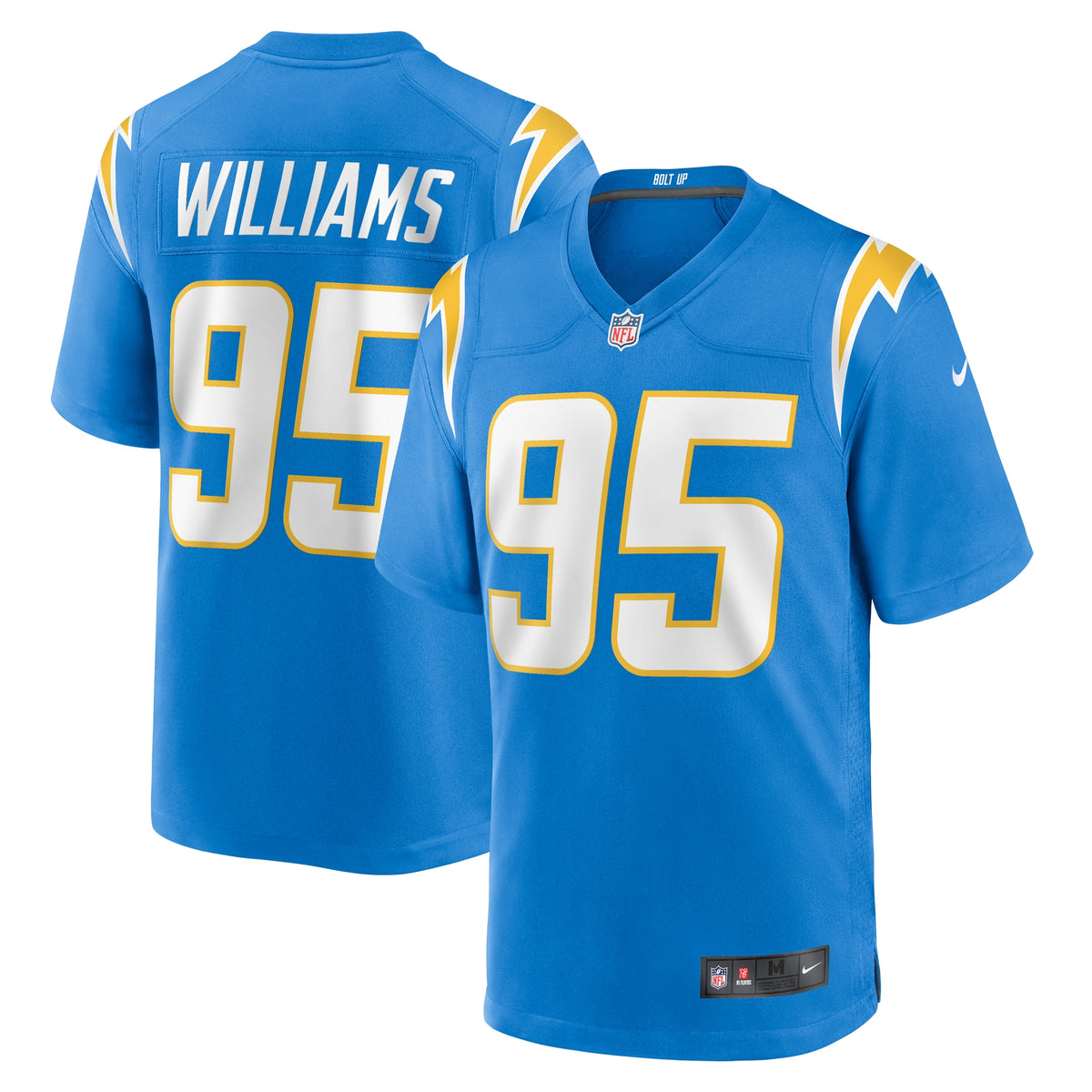Nicholas Williams Los Angeles Chargers Nike Team Game Jersey    Powder Blue